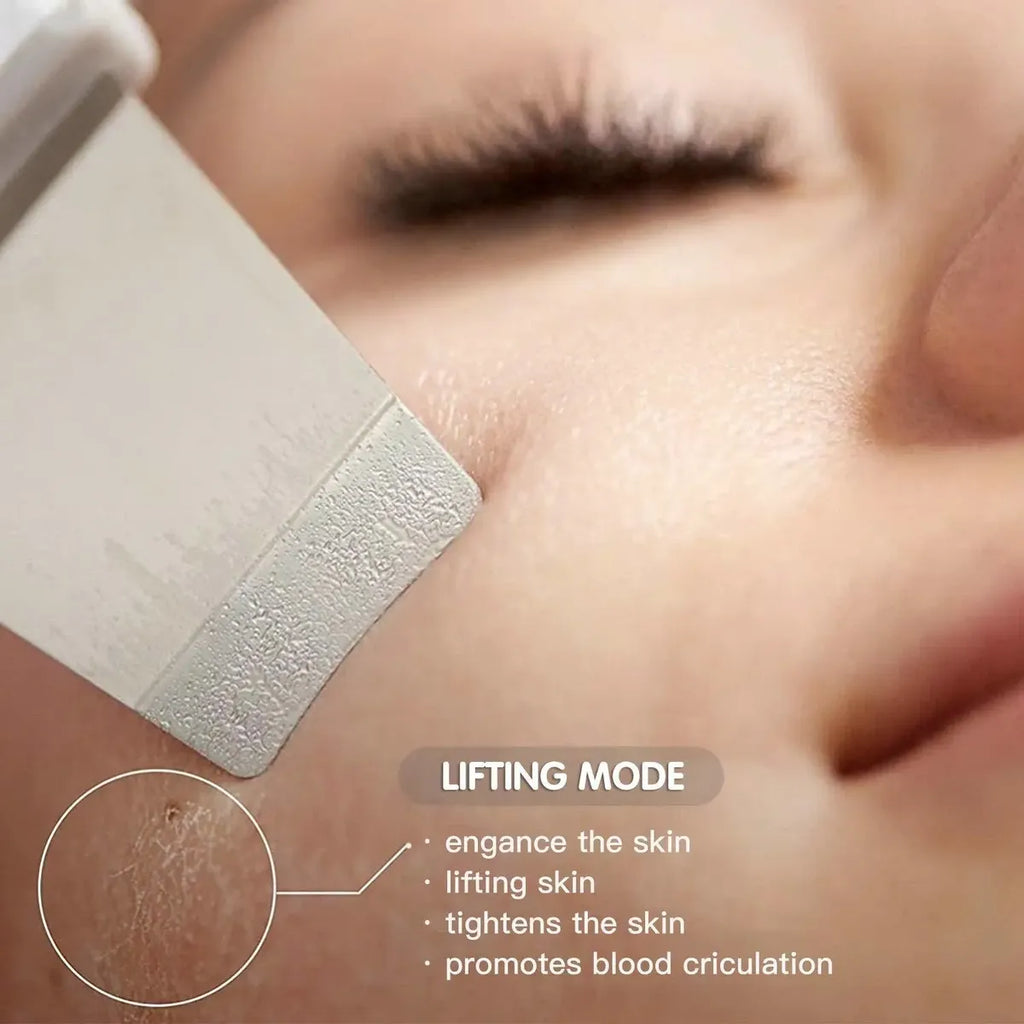 Limpiador ultrasónico exfoliante facial
