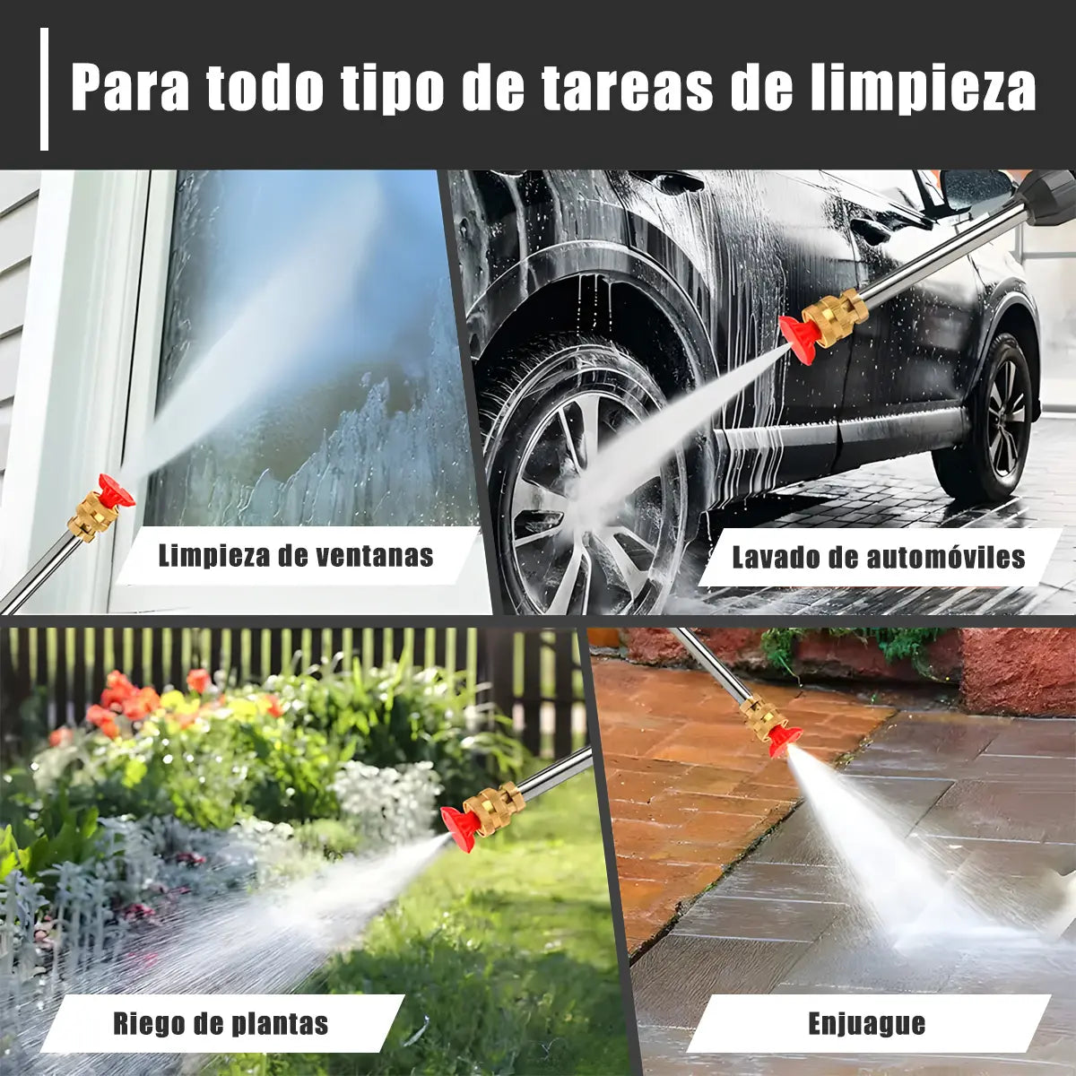 COMBO DETAILING 2 EN 1 (Hidrolavadora Inalámbrica + Aspiradora Portátil)
