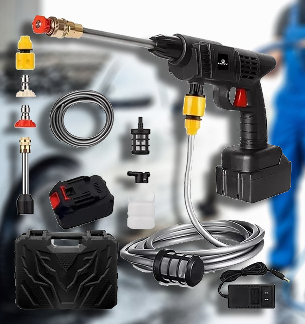 Hidrolavadora recargable MOX MO-LP99 220V 50Hz - Negra