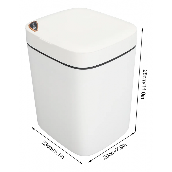 Tacho de Basura para Baño con Sensor Recargable